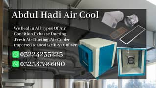 Evaporative Duct Cooler / Fresh Duct duct / Per Square feet rate