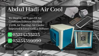 Evaporative Duct Cooler / Fresh Duct duct / Per Squaree feet rate