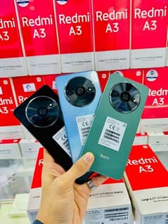 Redmi a3 4GB 64Gb green colour box pack 1 year warranty