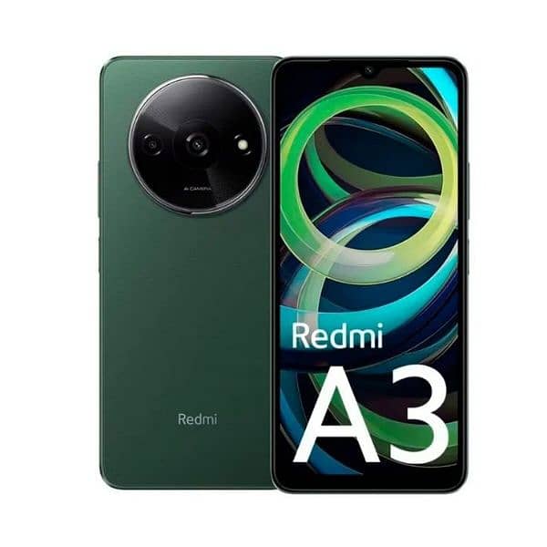 Redmi a3 4GB 64Gb green colour box pack 1 year warranty 1