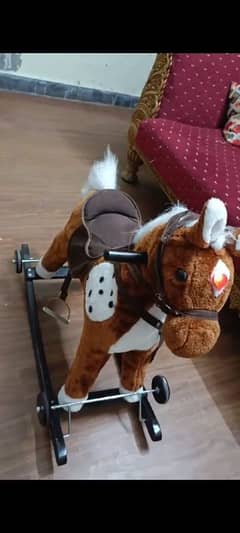 rocking horse with music