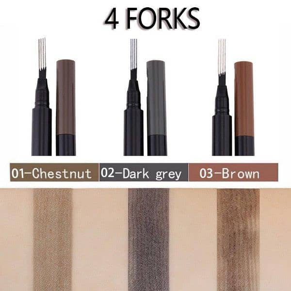 waterproof matte brown eyebrow pencil-1pcs 3