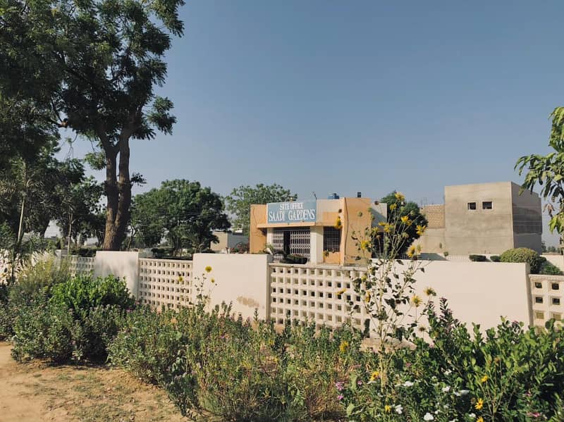 Saadi Garden Block 3 East Open 120 Sq Yards Plot For Sale 1