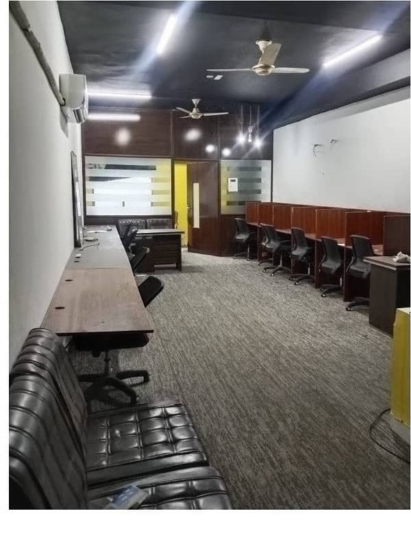 Fully Furnished Office Area 600 Square Feet Office Available For Rent Real Pictures In Gulberg 3 Lahore 1