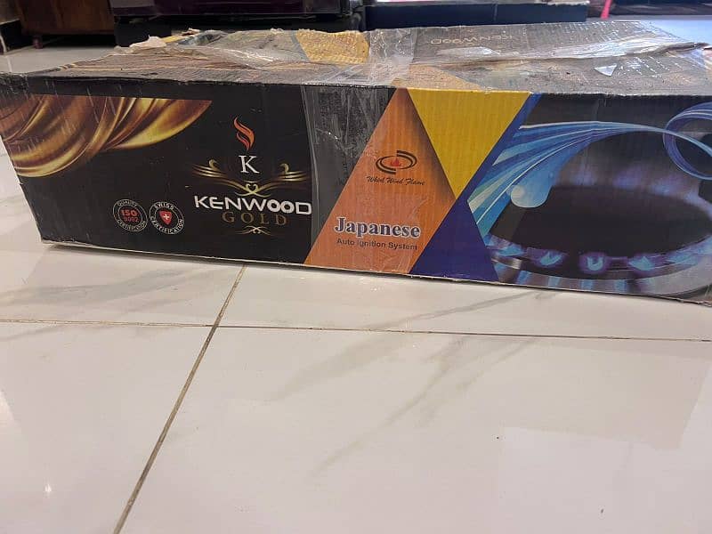 Kenwood Stove Tempered Glass Automatic Ignition 5