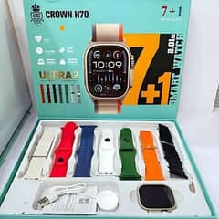 Multicolor 7 in 1 smartwatch - Extra features for daily life