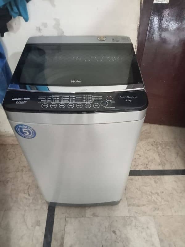 Haier Fully Automatic Washing 8 kg capacity 1