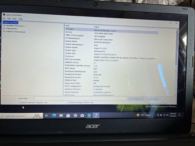 Acer Aspire E1-572G 6