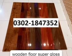 Wooden floor Vinyl Sheets | Wooden blind window Floor | Wallpapers