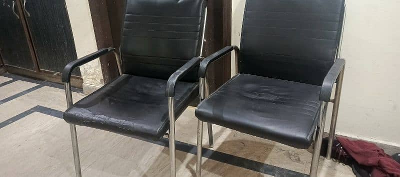 Office Visitor Chairs 2 Used 0