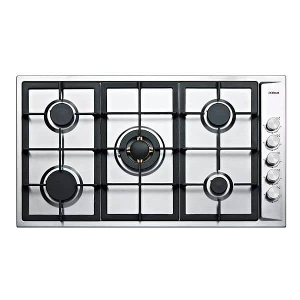 5 Burner Gas Steel hob 0