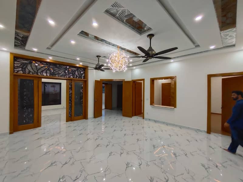 18 MARLA WITH 1 KANAL LAWN BRAND NEW HOUSE AVAILABLE FOR SALE IN BAHRIA TOWN PHASE 8 USMAN D 11