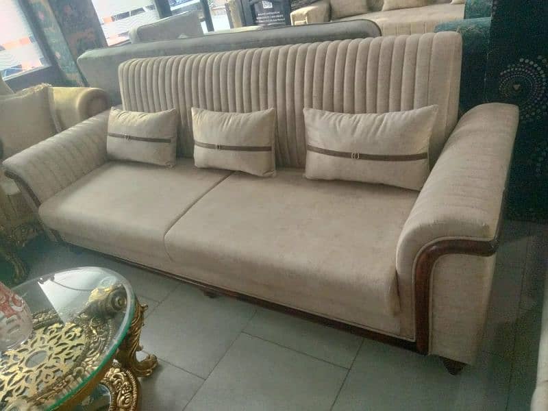 Khizar furniture Stylish sofa set Cumbed Sofa Set|Sofa Combed 19