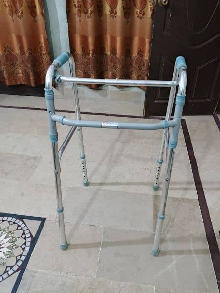 Height Adjustable and foldable Walker for patient And R. O. M knee brace 5