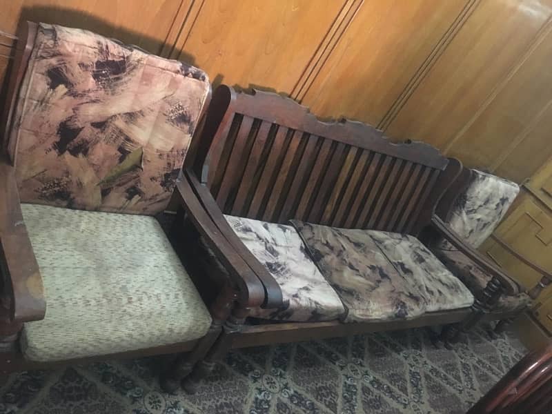 8 seater wooden sofa for sale 0