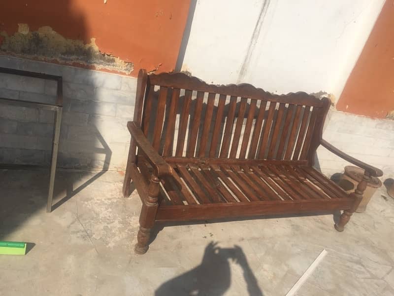 8 seater wooden sofa for sale 1