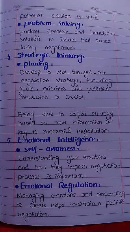 Open university Handwriting Assignment work 1