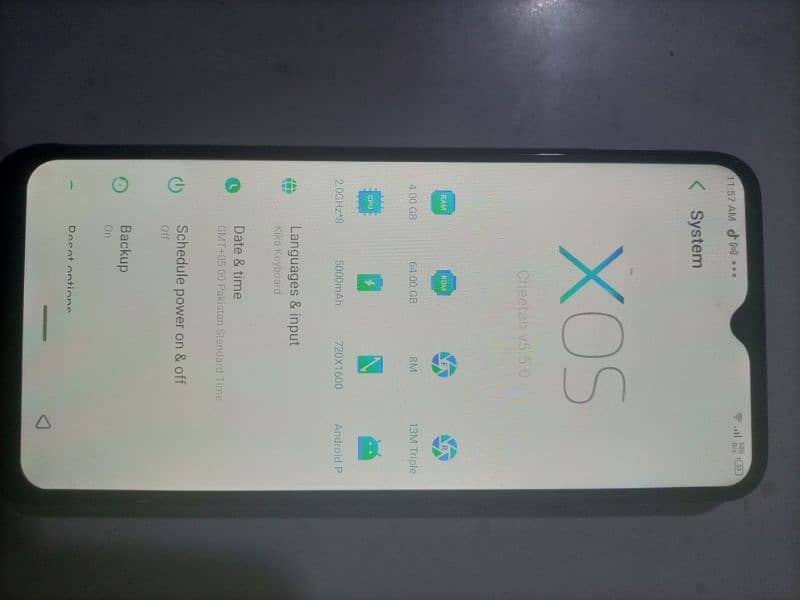 Infinix hot 8 4gb ram 64gb rom 5000MAH battery timing 3days dual sim 8