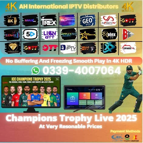 IPTV Subscription,Trex,Opplex IPTV, Starshare, B1G, 5G IPTV Triel Avai 0