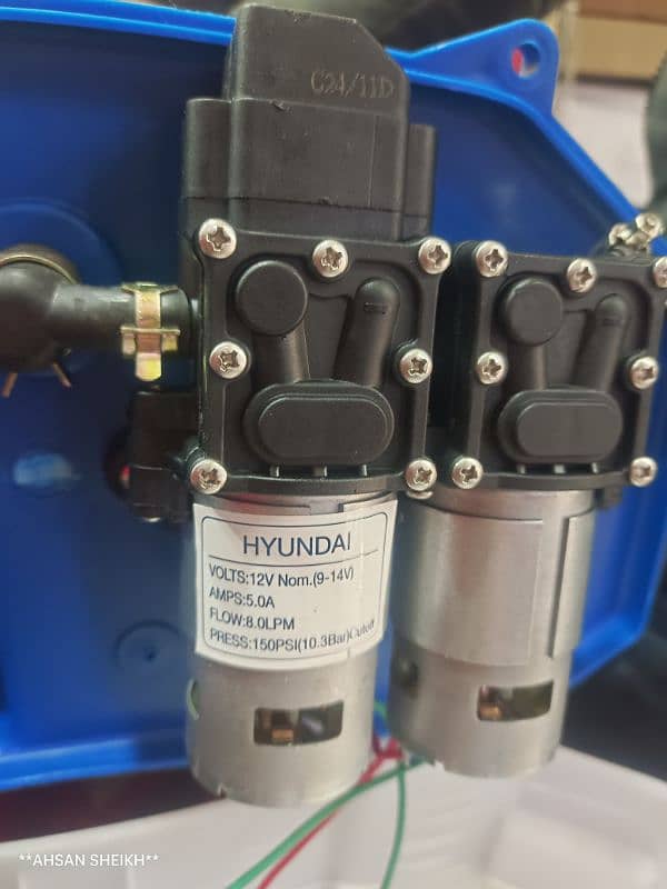 BATTERY SPRAY MACHINE HYUNDAI KOREA MADE , CROPS SPRAY MACHINE 6