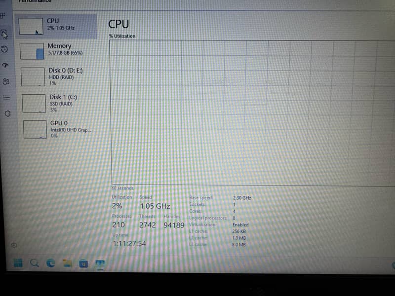 Dell Latitiude Core i5 Latitude 5491 12