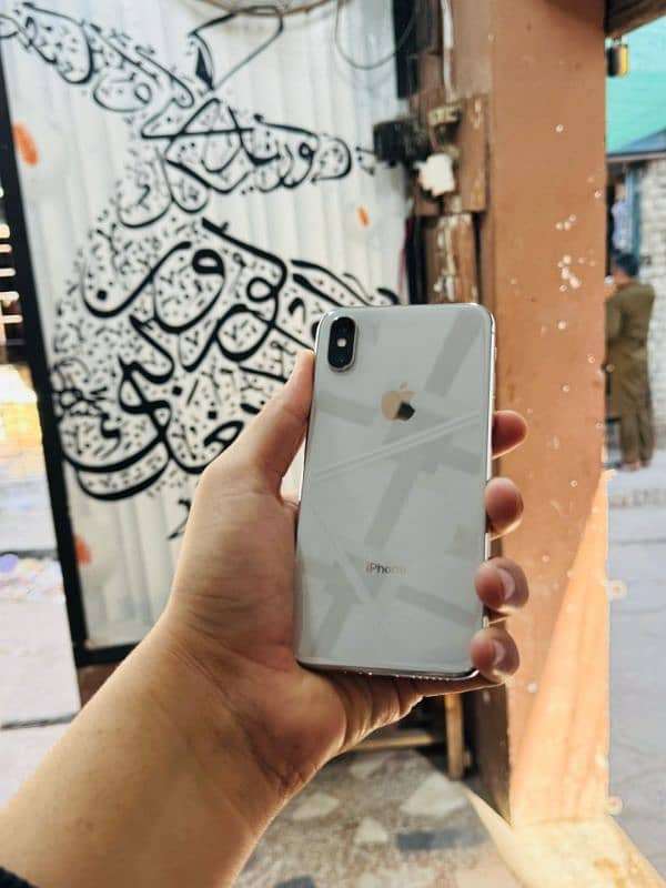 iphone X 256GB PTA Approved Sheesha Condition 0