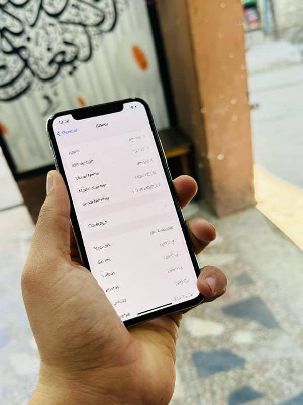 iphone X 256GB PTA Approved Sheesha Condition 6