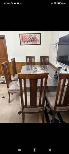 dinning table with chairs