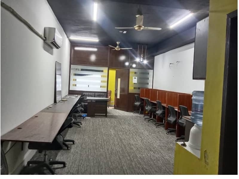 Fully Furnished Area 600 Square Feet Brand New Corporation Office Available For Rent In Gulberg 3 Lahore 0