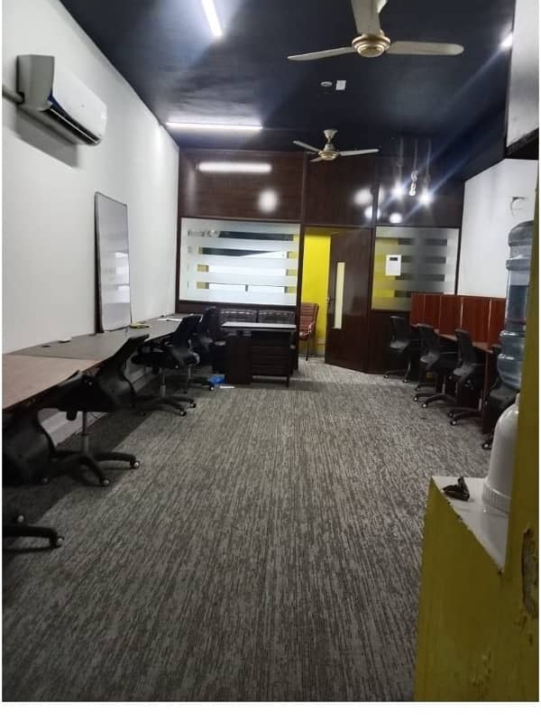 Fully Furnished Area 600 Square Feet Brand New Corporation Office Available For Rent In Gulberg 3 Lahore 1