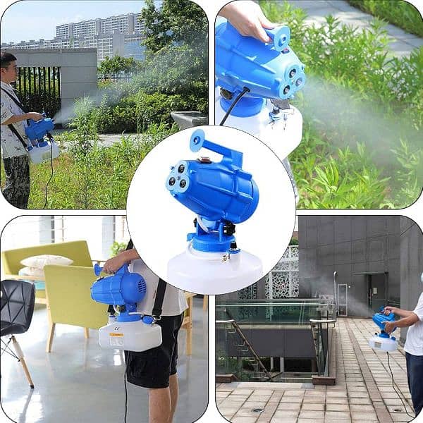 ELECTRIC ULV COLD FOGGER MACHINE , TRI JET MIST MACHINE DISINFECTION 5