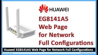 Huawei gpon onu router EG8141A5