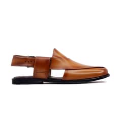 PURE LEATHER PESHWARI SANDALS