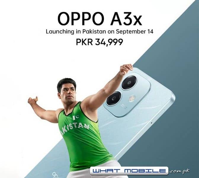 Oppo A3X. 10 day use only 1