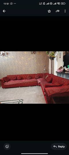 urgent sale 9 seater L SHAPED SOFA