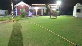 ideal farm house is available for rent in gadap town Karachi.