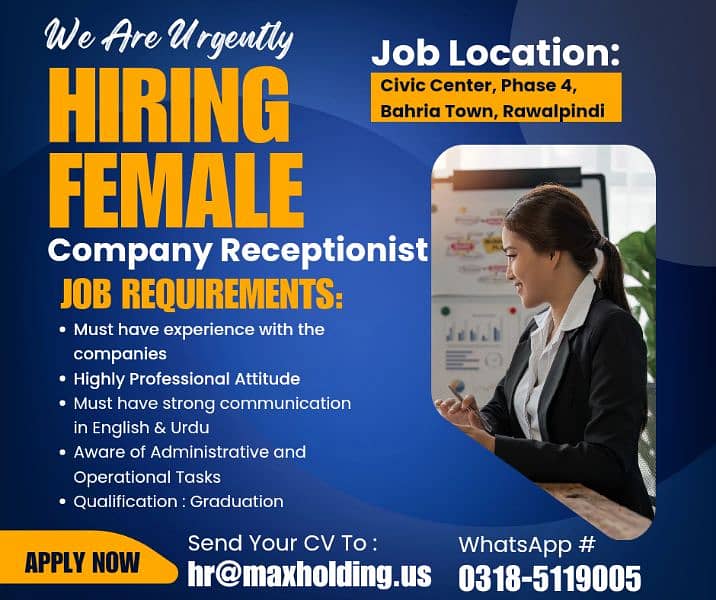 Female Company Receptionist 0