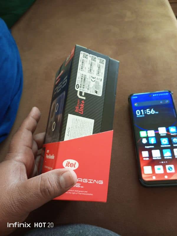 Itel p65 8/128 10/10 lush phone full box 6