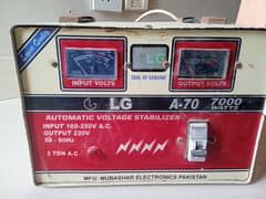 LG voltage stabilizer 7000 watt