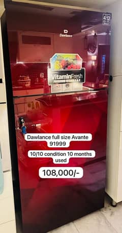 dawlance avante 91999 almost new