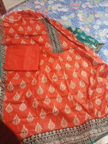 lawn Branded rangreza dress unstich sale 1700 1