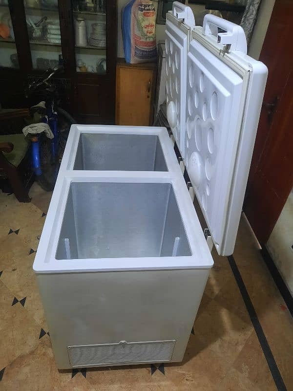 haier freezer 2 door 1