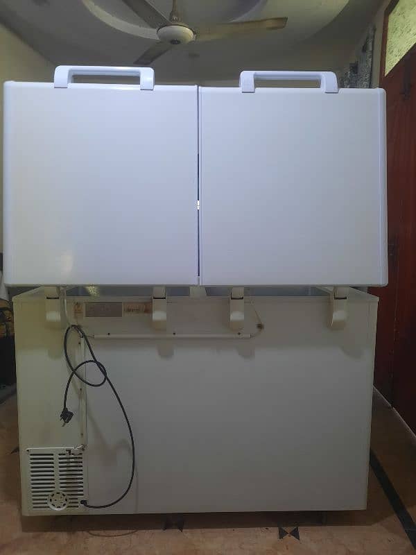 haier freezer 2 door 2