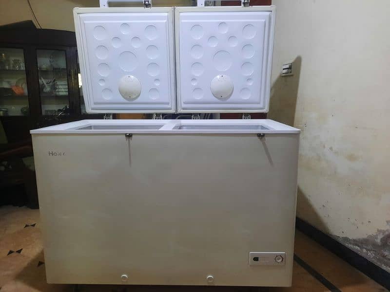 haier freezer 2 door 3