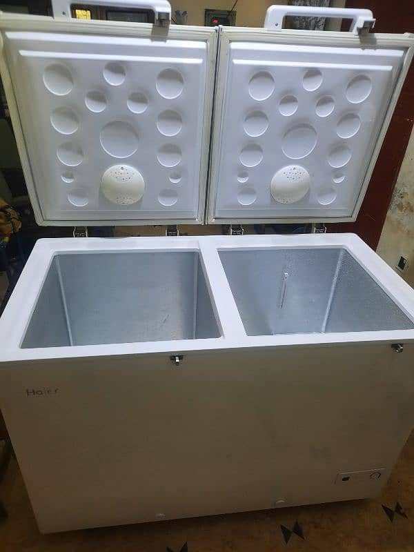 haier freezer 2 door 4