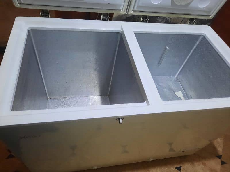 haier freezer 2 door 14