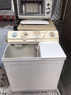 washing machine and heaters