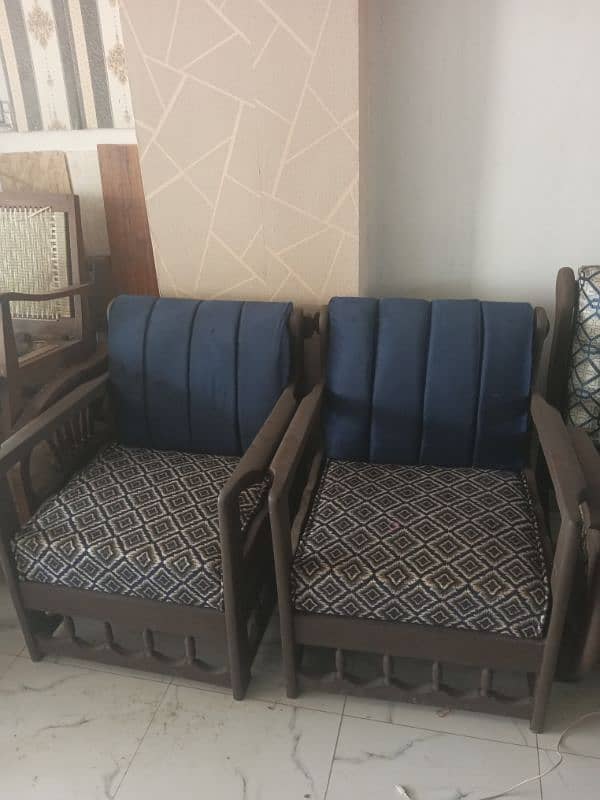 5 seater sofa Wood 2