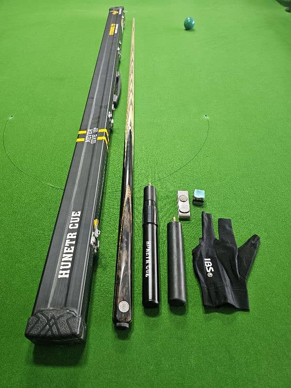 Hunter Ultimate Pro Snooker Cue. with Aluminium  Box And All accessori 0