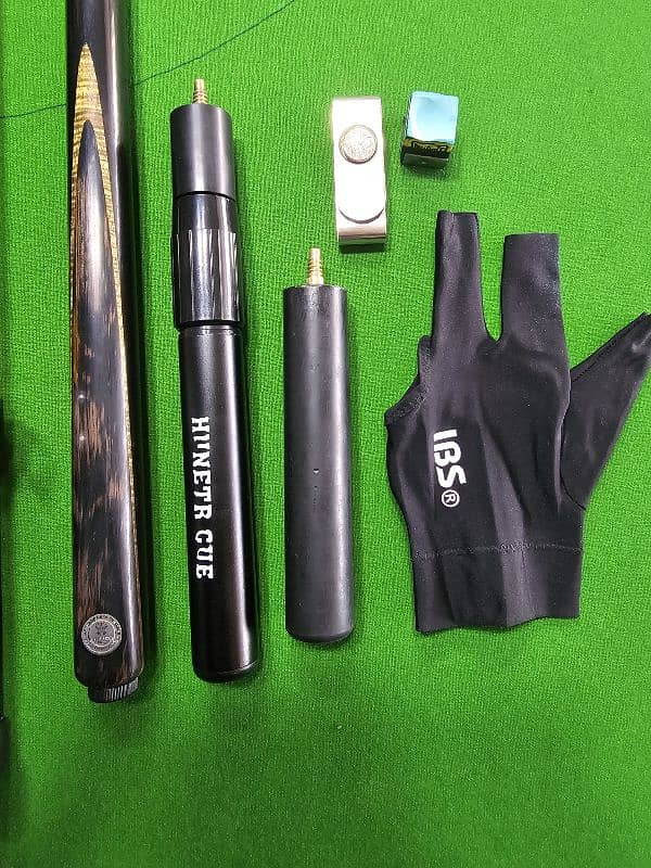 Hunter Ultimate Pro Snooker Cue. with Aluminium  Box And All accessori 4